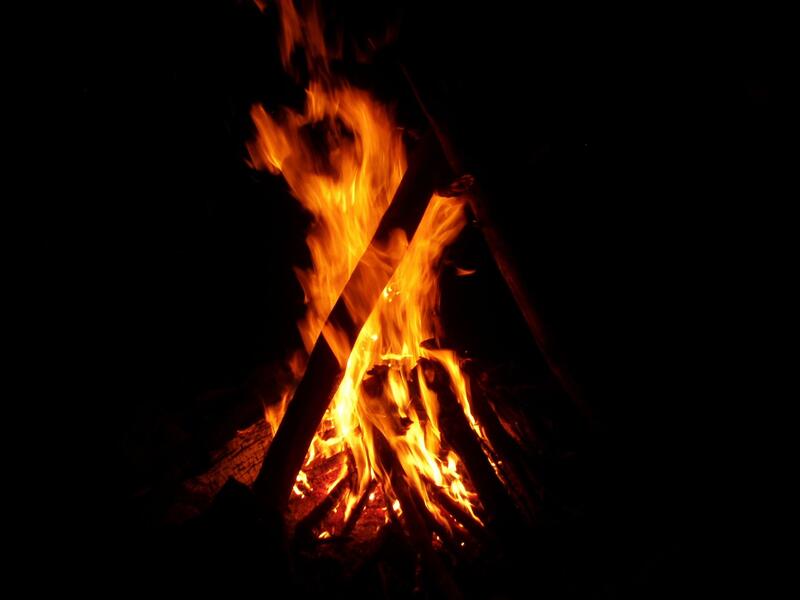 Bild eines Lagerfeuers